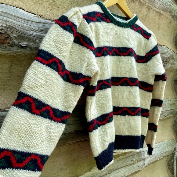 Vintage Skyr Sportswear 100% Wool Sweater - Picture 3 of 10